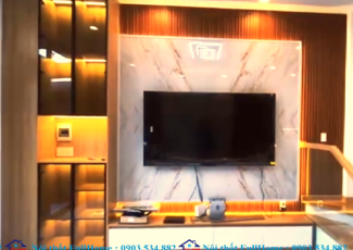 Các kiểu vách trang trí phòng khách tại Đà Nẵng nổi bật