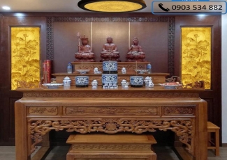 Trang trí phòng thờ tại Đà Nẵng – Trang nghiêm, ấm cúng và hợp phong thủy